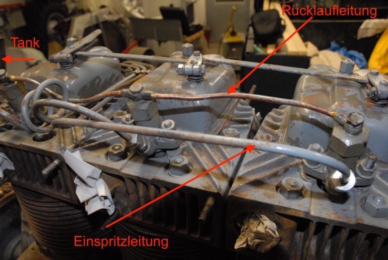 Rücklaufleitung